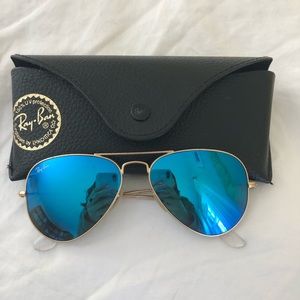 Ray Ban Mirrored Aviators